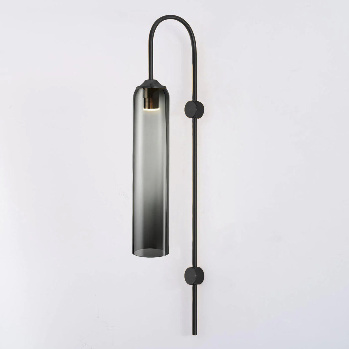 Sleek Glass Wall Lamp, 7 Glass Colors