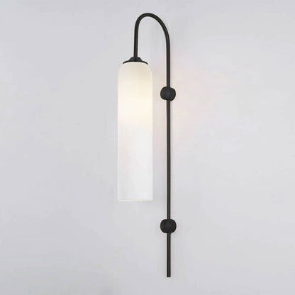 Sleek Glass Wall Lamp, 7 Glass Colors