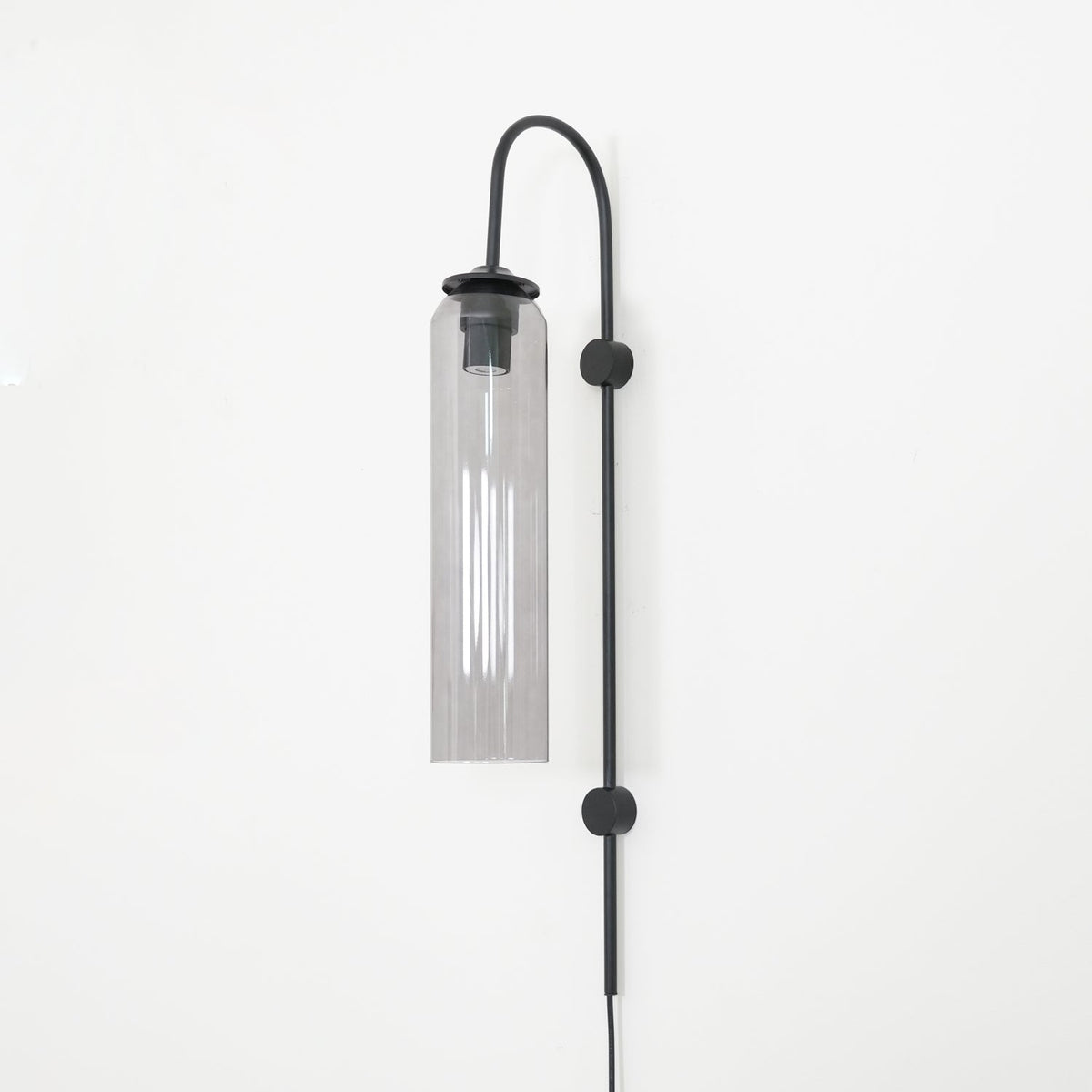 Sleek Glass Plug-In Wall Lamp, 7 Glass Colors