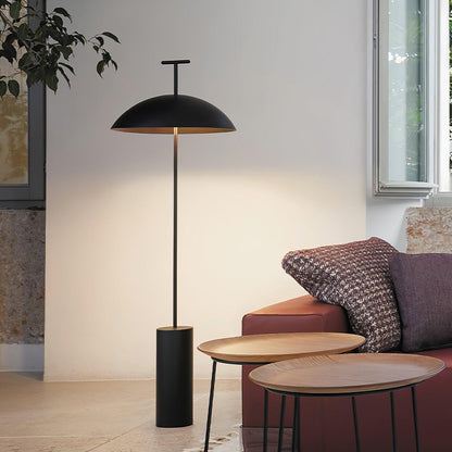 Monolith Dome Floor Lamp - Adjustable Brightness & Energy Efficient De — side view