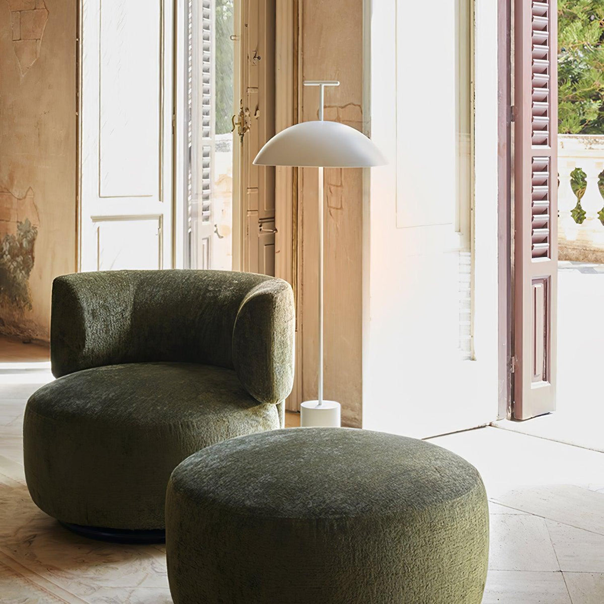Monolith Dome Floor Lamp - Adjustable Brightness & Energy Efficient De — detail view