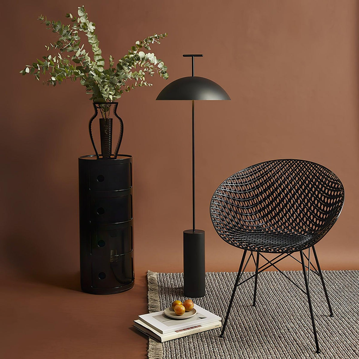 Monolith Dome Floor Lamp - Adjustable Brightness & Energy Efficient De — alternate angle