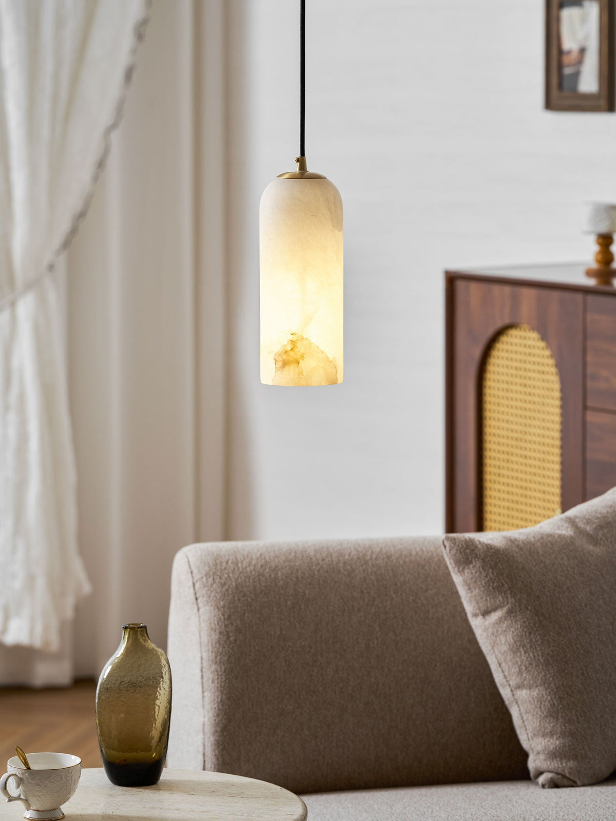 Monty  Alabaster Pendant Lamp Position 32