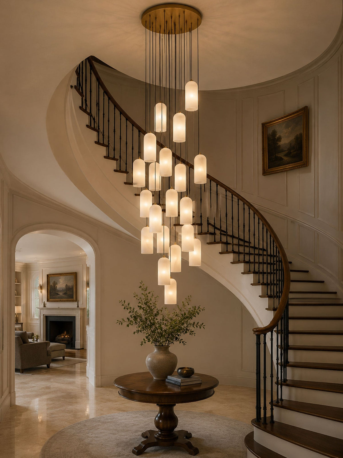 Monty  Alabaster Pendant Lamp Position 10