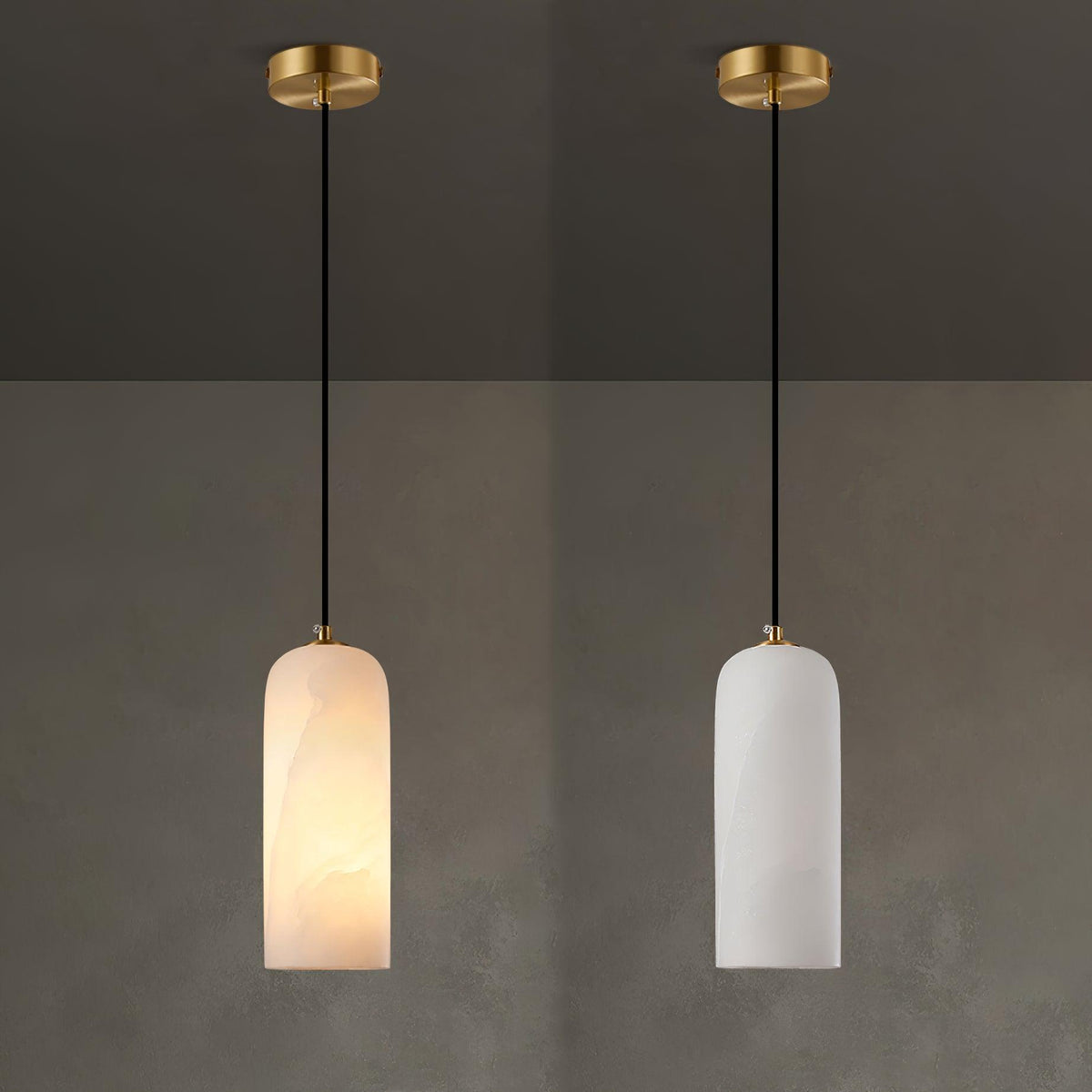 Monty  Alabaster Pendant Lamp Position 16