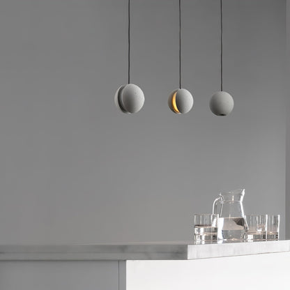 Moon Concrete Pendant Lamp Position 10