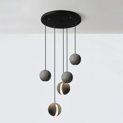 Moon Concrete Pendant Lamp Position 79