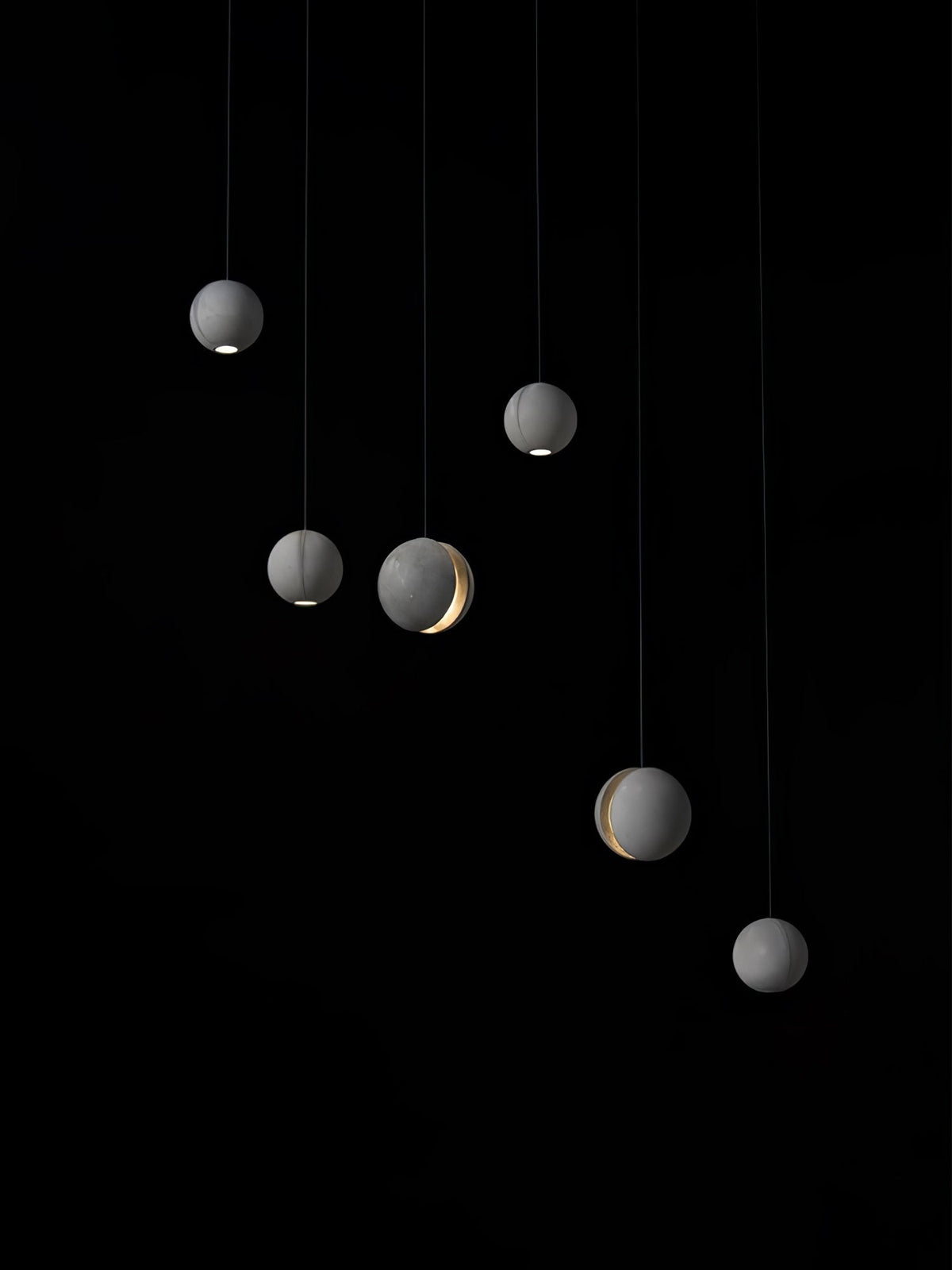 Moon Concrete Pendant Lamp Position 82