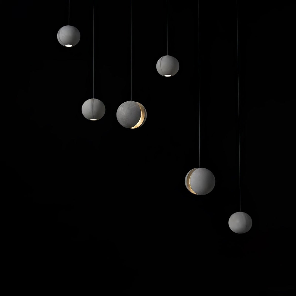 Moon Concrete Pendant Lamp Position 83