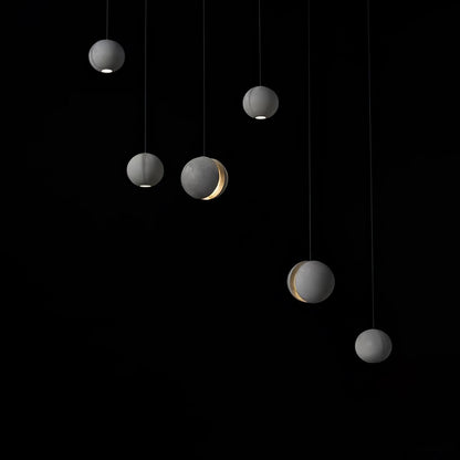 Moon Concrete Pendant Lamp Position 83