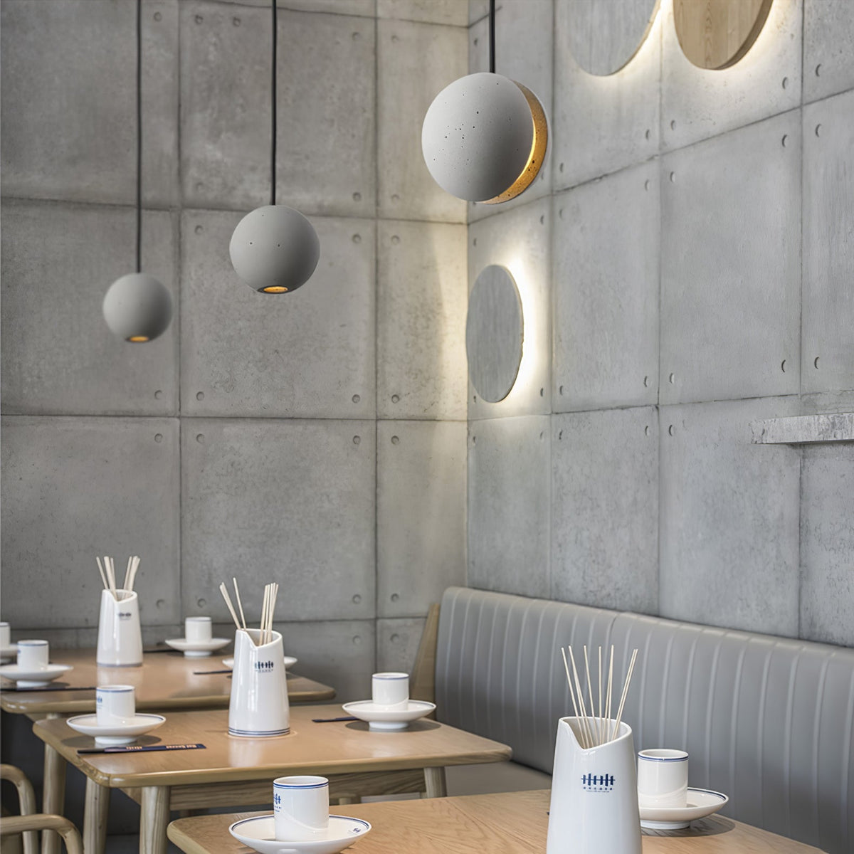 Moon Concrete Pendant Lamp Position 9