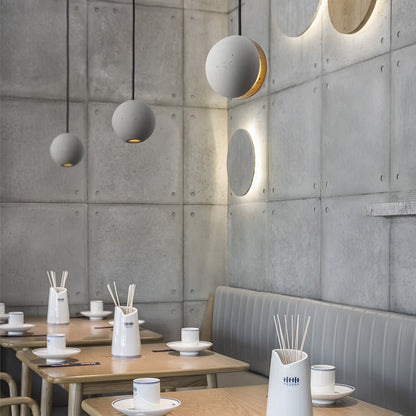 Moon Concrete Pendant Lamp Position 9