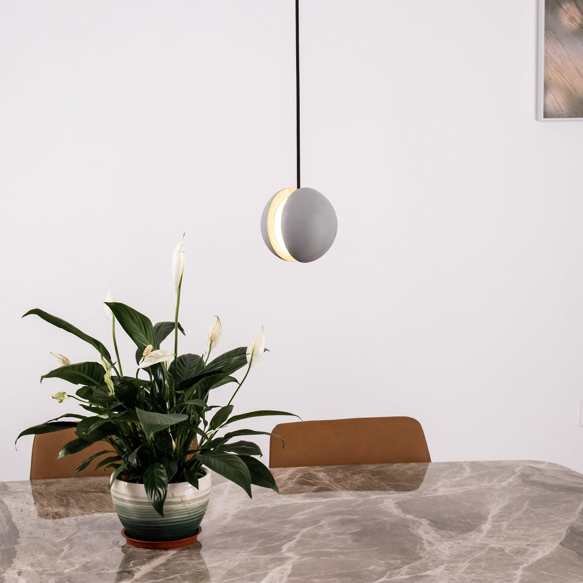 Moon Concrete Pendant Lamp Position 13