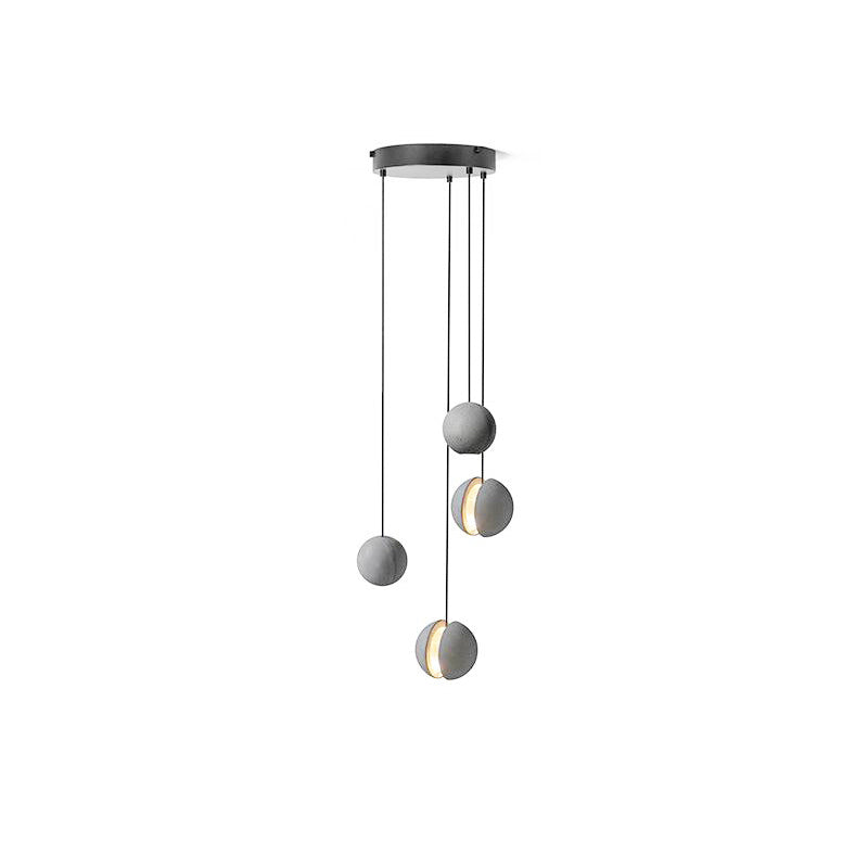 Moon Concrete Pendant Lamp Position 70