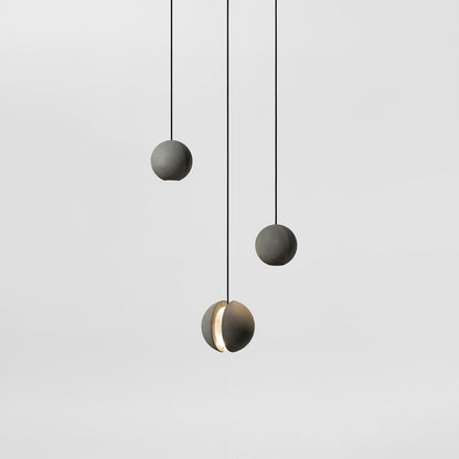 Moon Concrete Pendant Lamp Position 45
