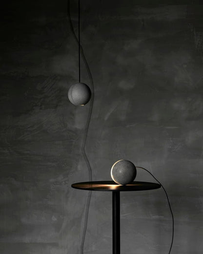 Moon Concrete Pendant Lamp Position 25