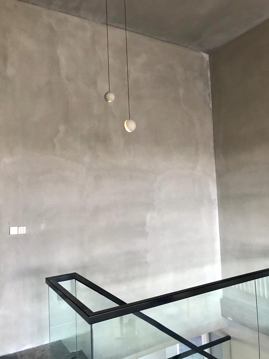 Moon Concrete Pendant Lamp Position 28