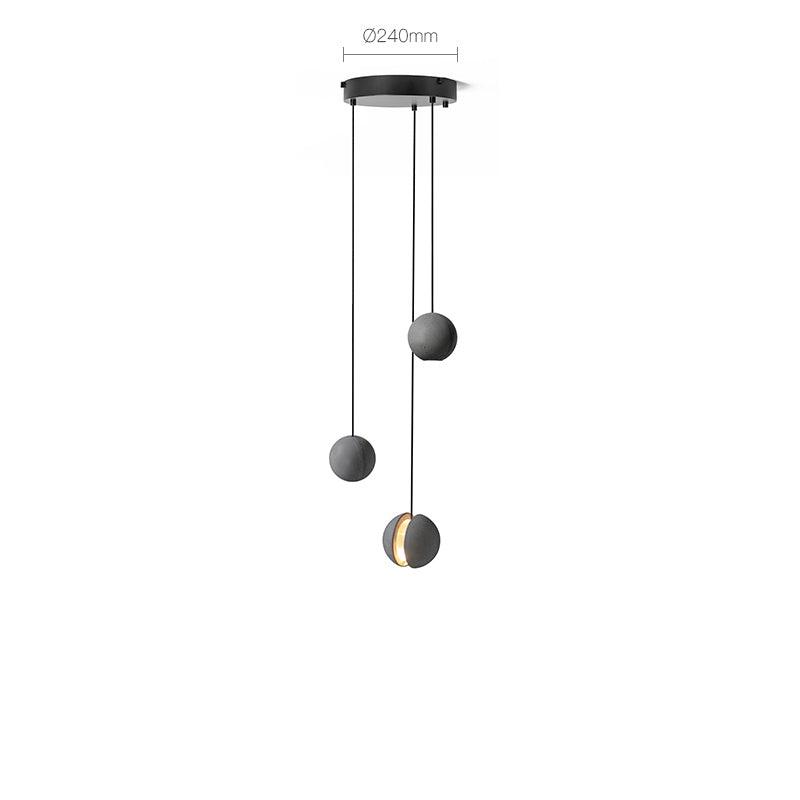 Moon Concrete Pendant Lamp Position 54