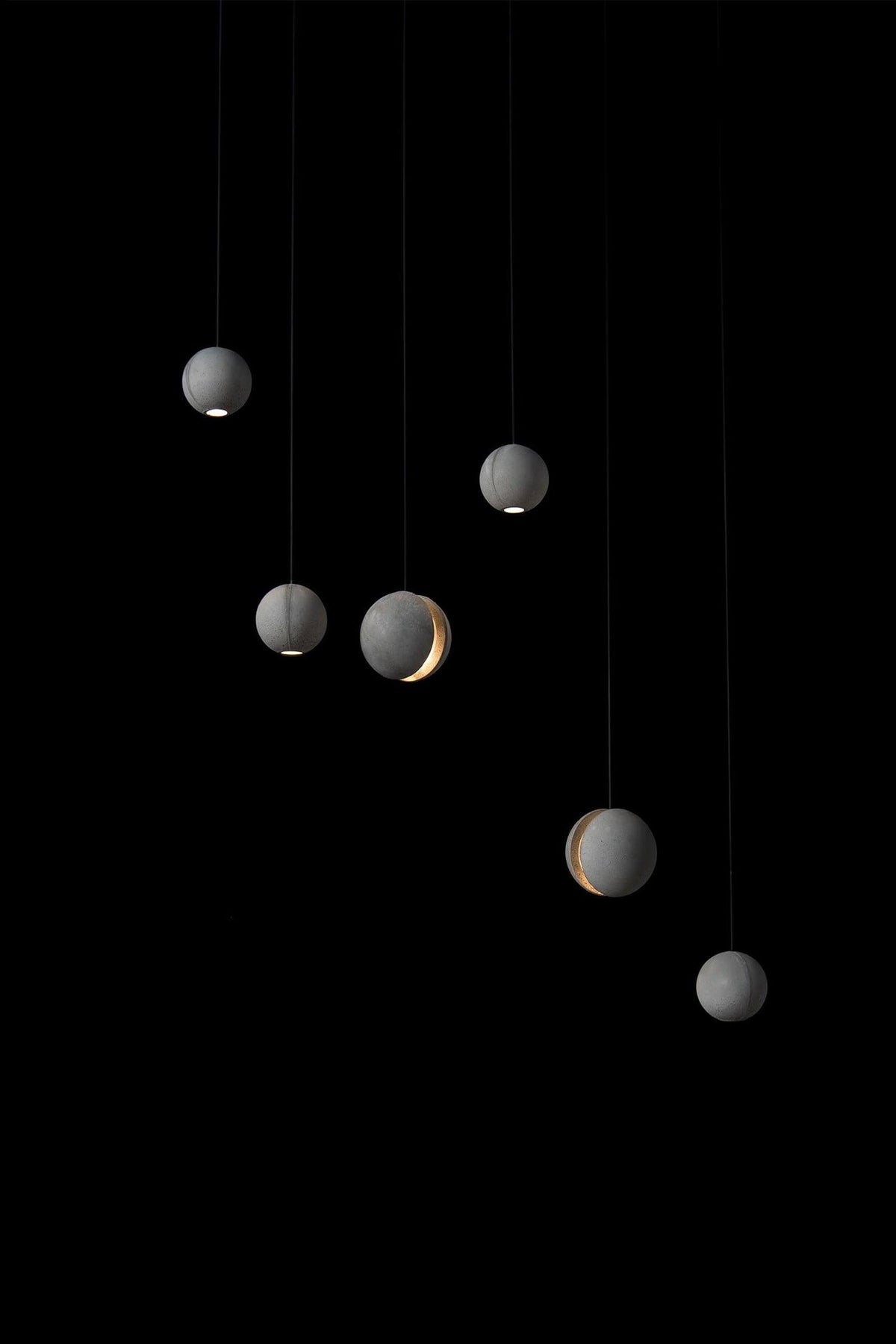 Moon Concrete Pendant Lamp Position 33