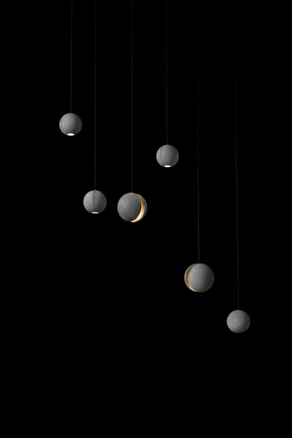 Moon Concrete Pendant Lamp Position 33