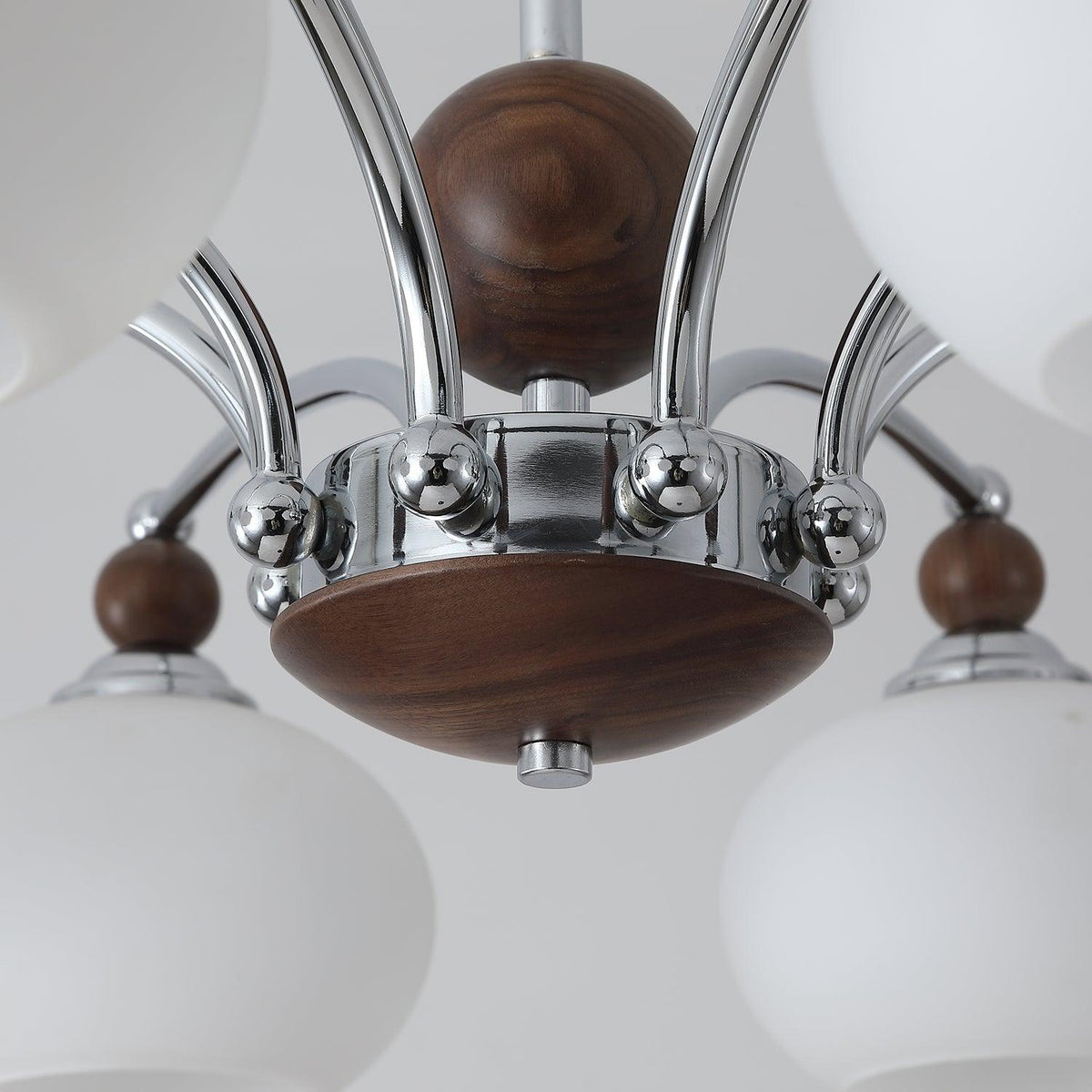 Noir Modern Chandelier with Adjustable Height
