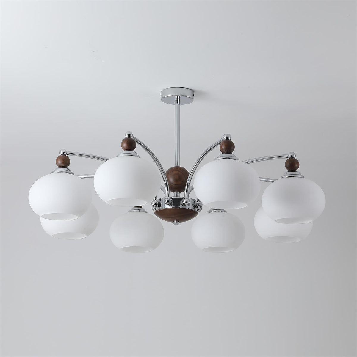 Noir Modern Chandelier with Adjustable Height — detail view