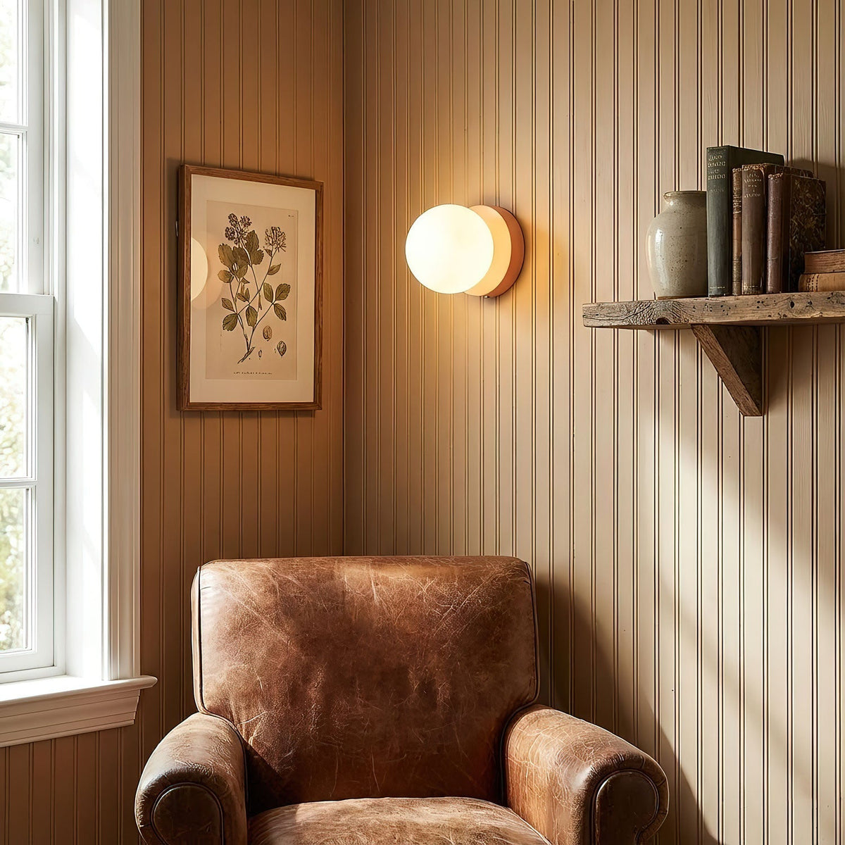 Compact Wall Lamp, Energy Efficient