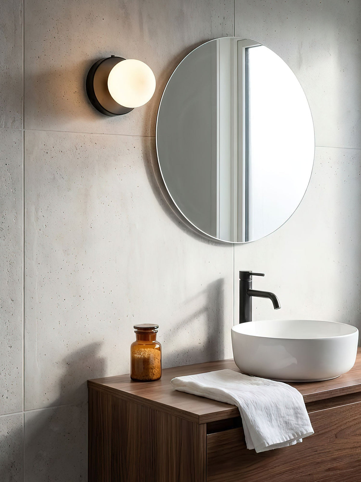 Compact Wall Lamp, Energy Efficient