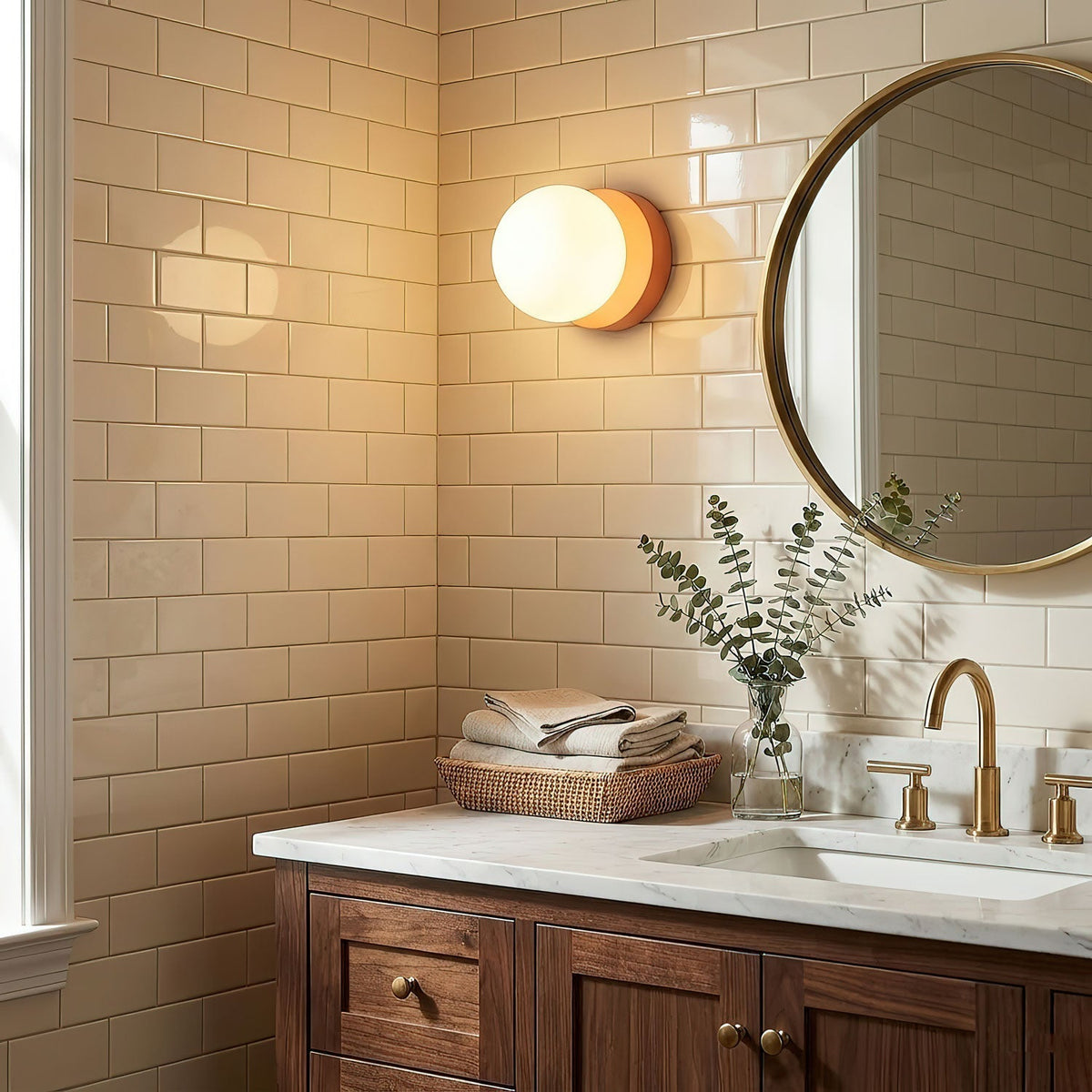 Compact Wall Lamp, Energy Efficient