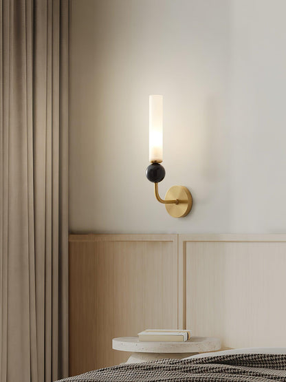Marble Vertical Wall Lamp with Adjustable Brightness