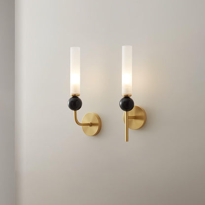 Marble Vertical Wall Lamp with Adjustable Brightness