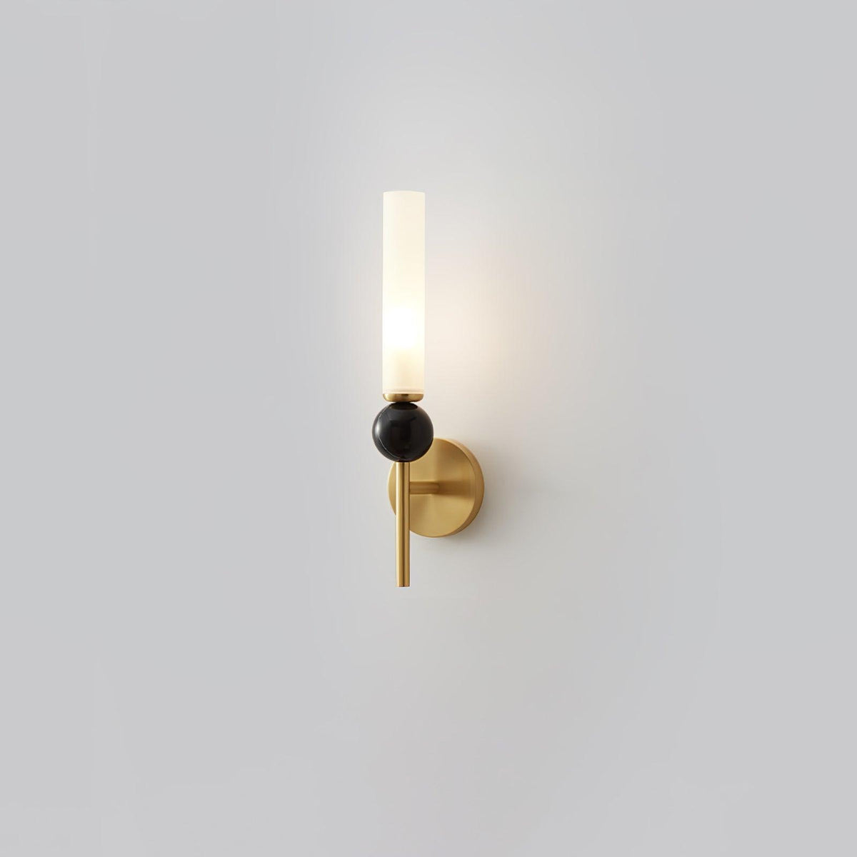 Marble Vertical Wall Lamp with Adjustable Brightness — lifestyle view