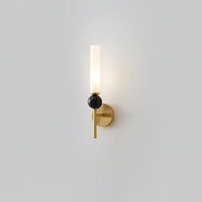 Marble Vertical Wall Lamp with Adjustable Brightness — lifestyle view