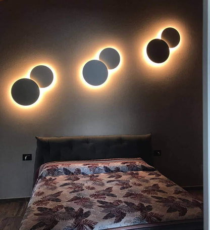 Geometric Disc Wall Lamp Position 87