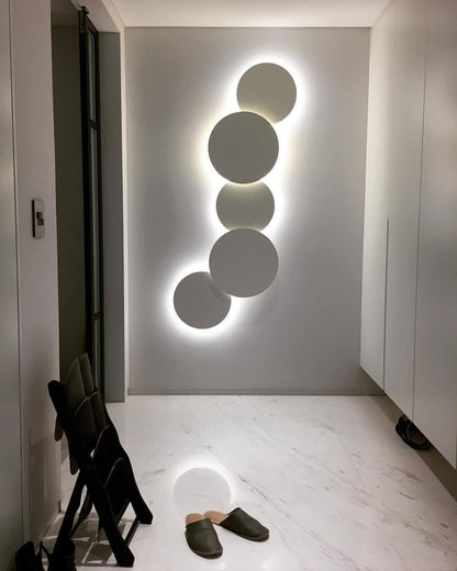 Geometric Disc Wall Lamp Position 89