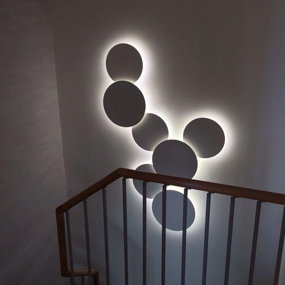 Geometric Disc Wall Lamp Position 90