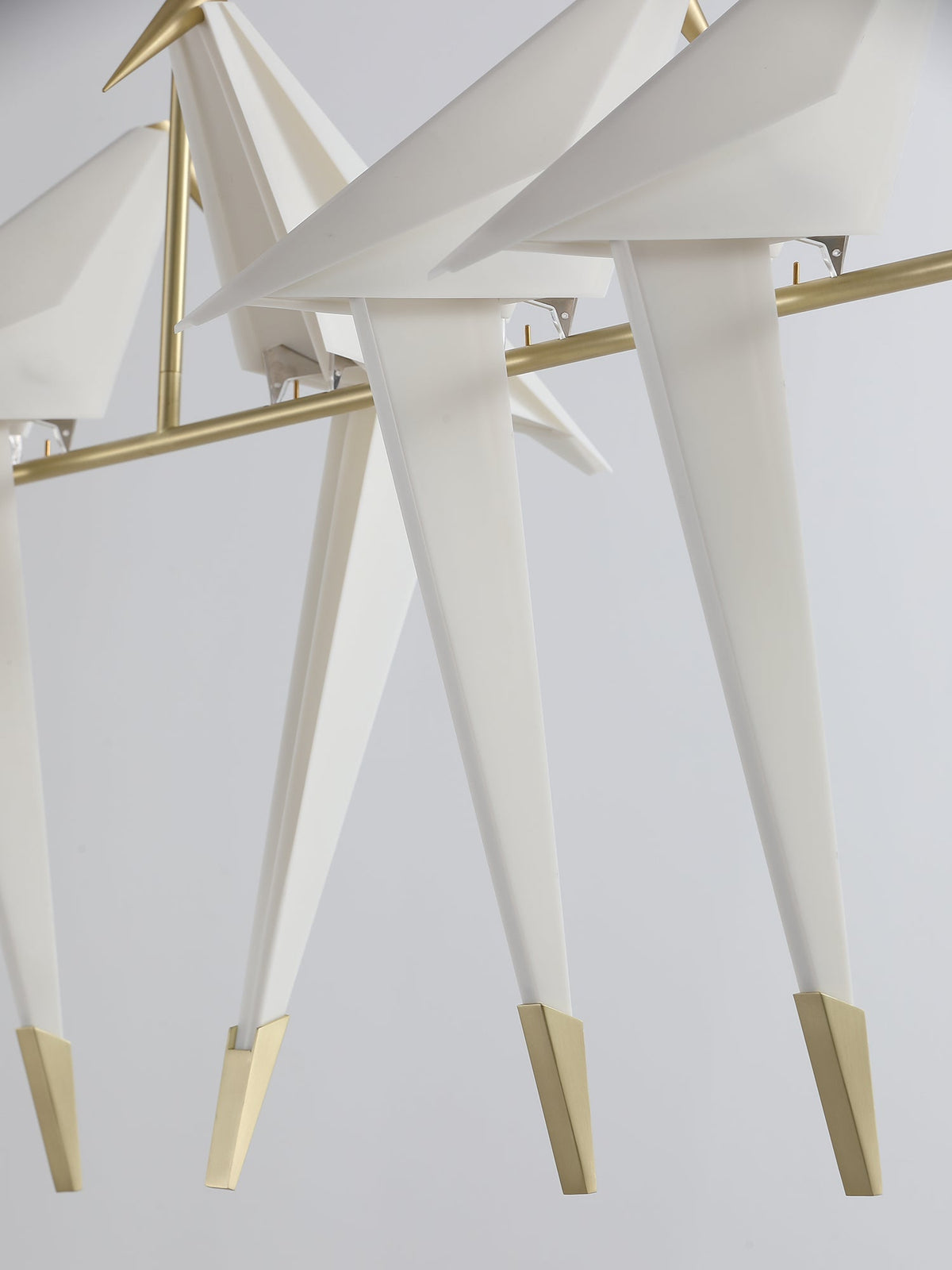 Paper Crane LED Chandelier with Warm Light