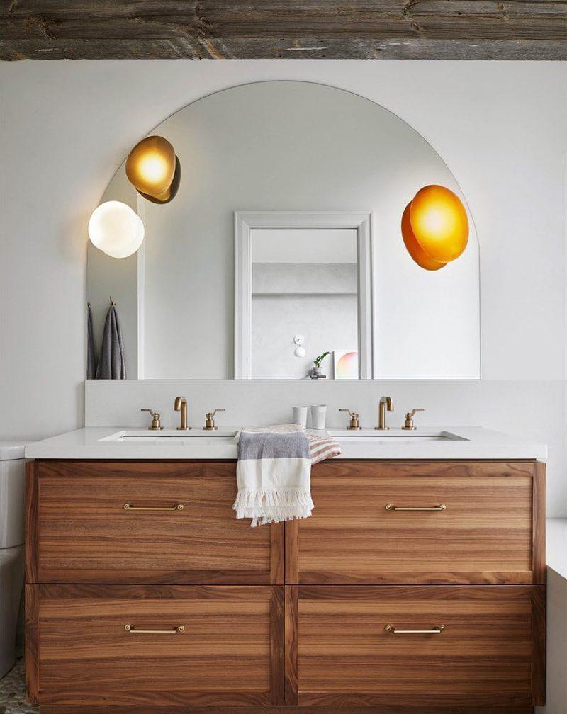 Bubble Glass Wall Lamp with Adjustable Brightness