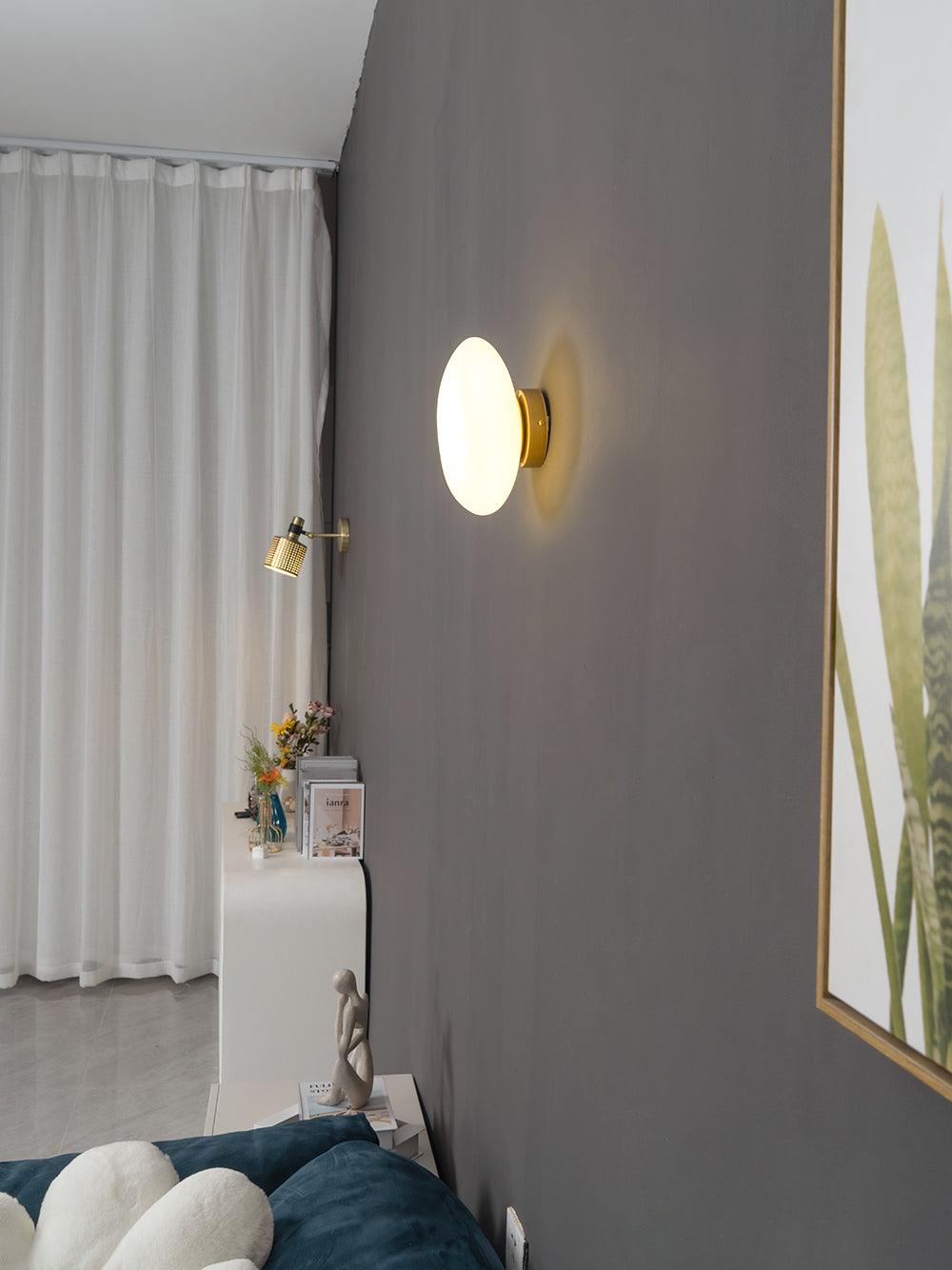 Bubble Glass Wall Lamp with Adjustable Brightness