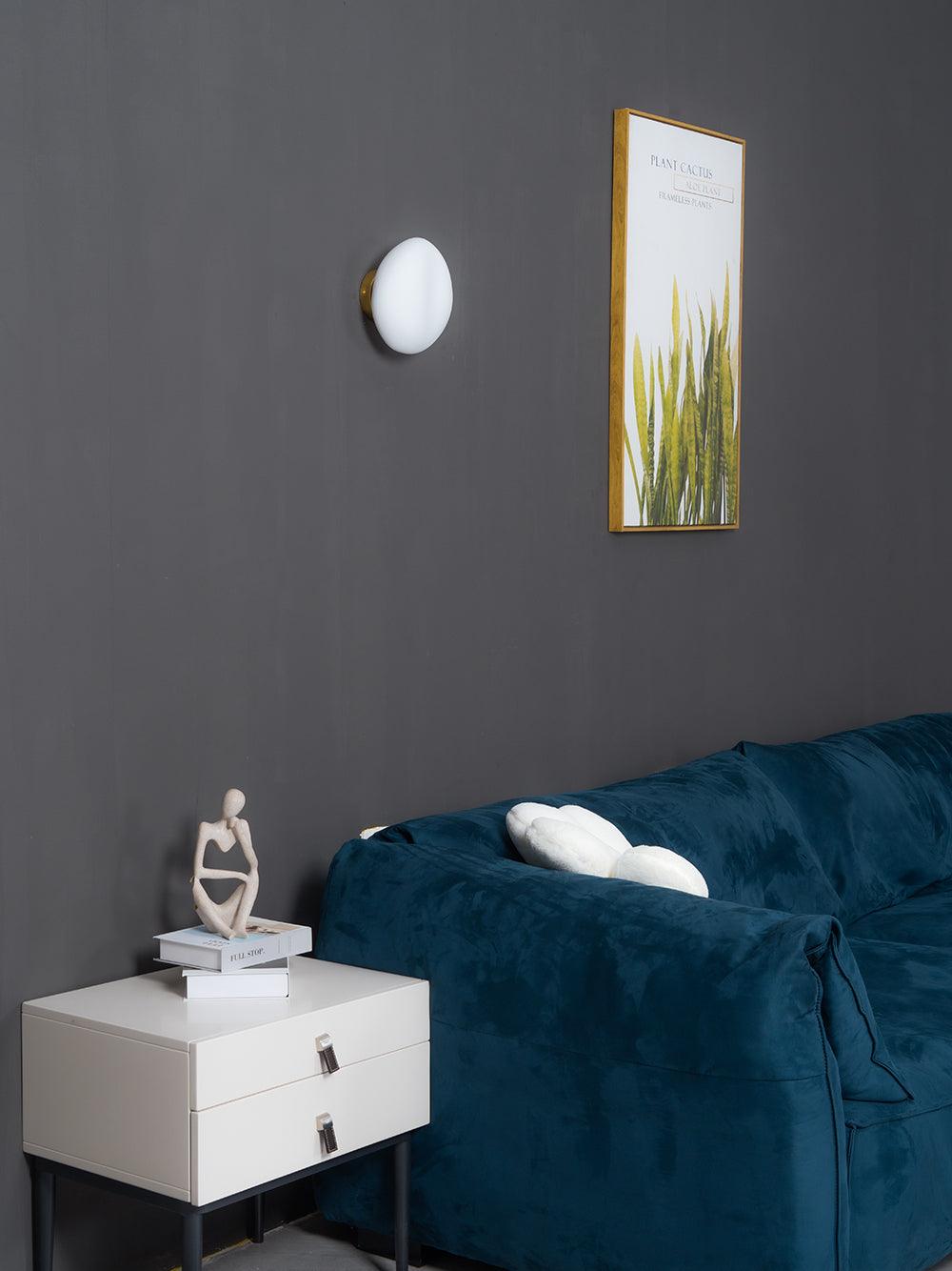 Bubble Glass Wall Lamp with Adjustable Brightness