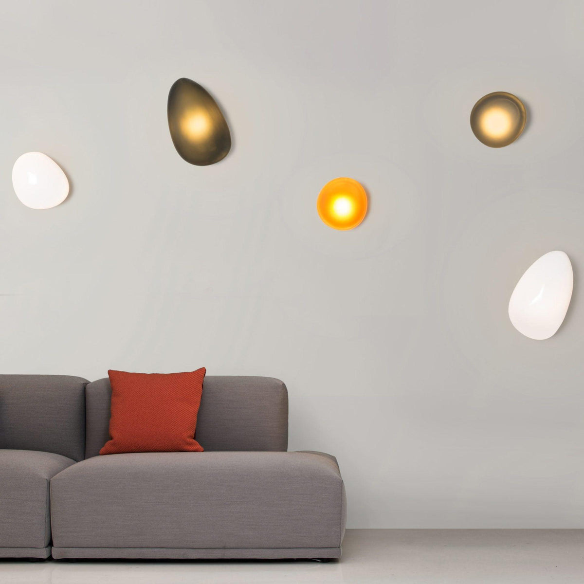 Bubble Glass Wall Lamp with Adjustable Brightness