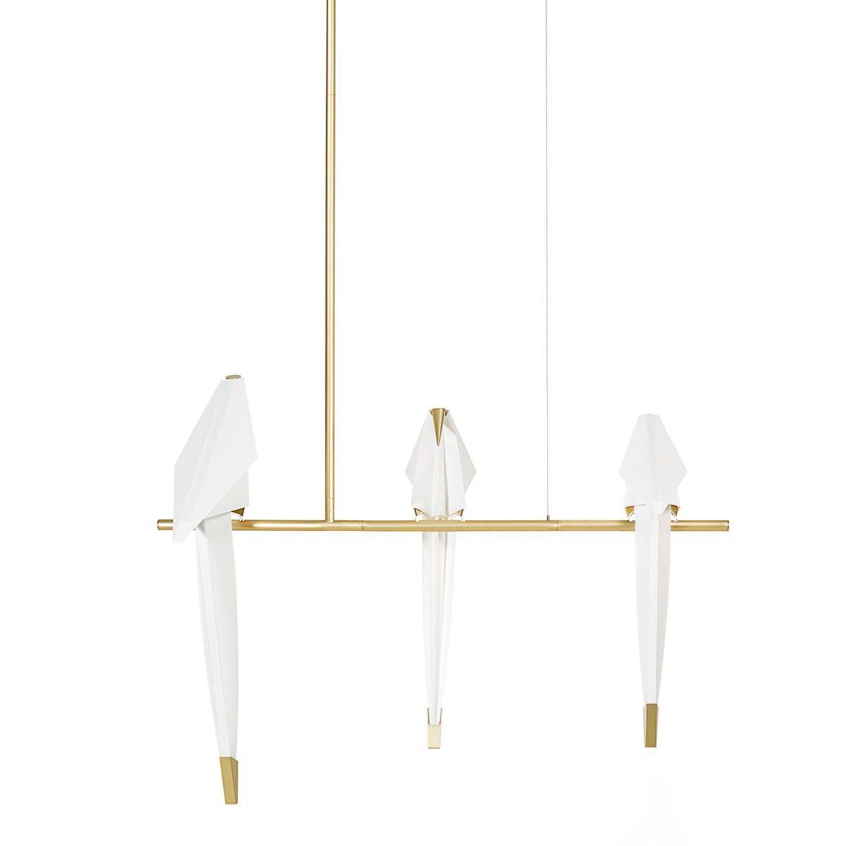 Paper Crane LED Chandelier with Warm Light