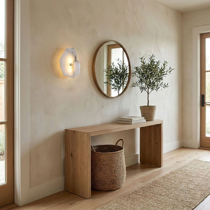 Alabaster Wall Lamp with Soft Glow