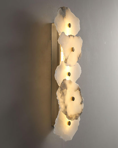 Alabaster Wall Lamp with Soft Glow