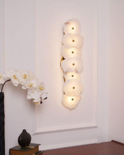 Alabaster Wall Lamp with Soft Glow