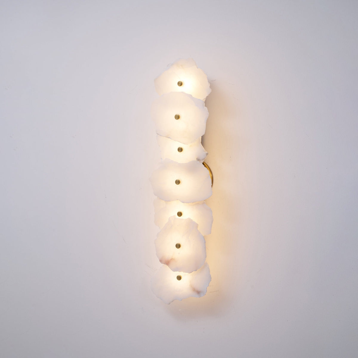 Alabaster Wall Lamp with Soft Glow