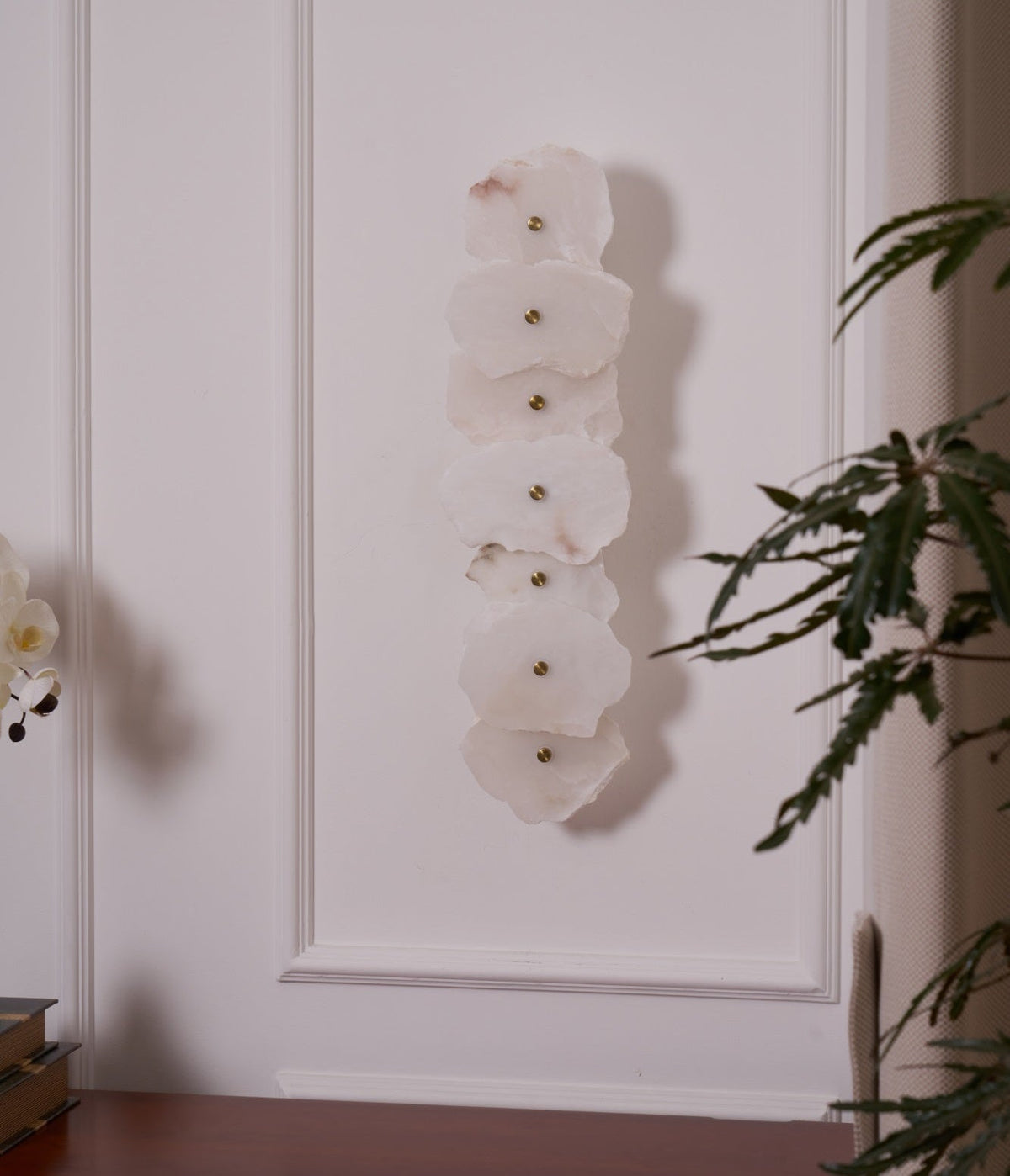 Alabaster Wall Lamp with Soft Glow