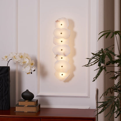 Alabaster Wall Lamp with Soft Glow