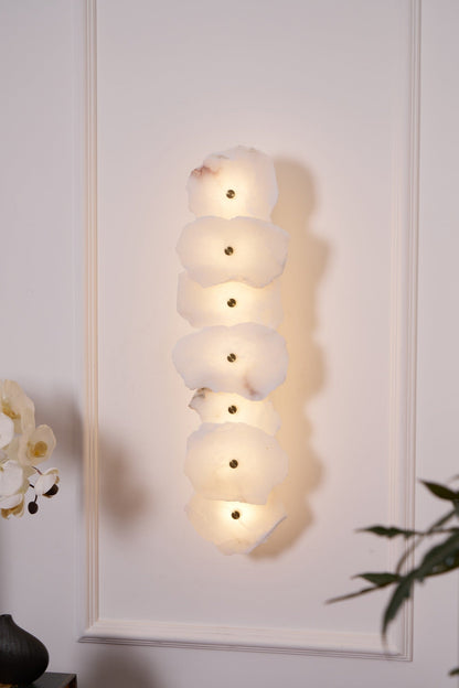 Alabaster Wall Lamp with Soft Glow