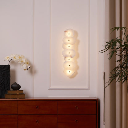Alabaster Wall Lamp with Soft Glow